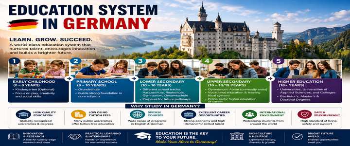 Education System in Germany Explained: Schools, Ausbildung, Universities, Degrees, and Study Pathways