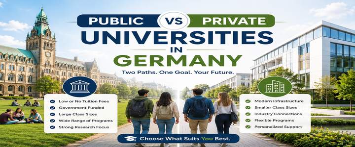 Public vs Private Universities in Germany