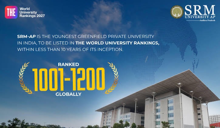 SRM-AP Enters THE World University Rankings 2027
