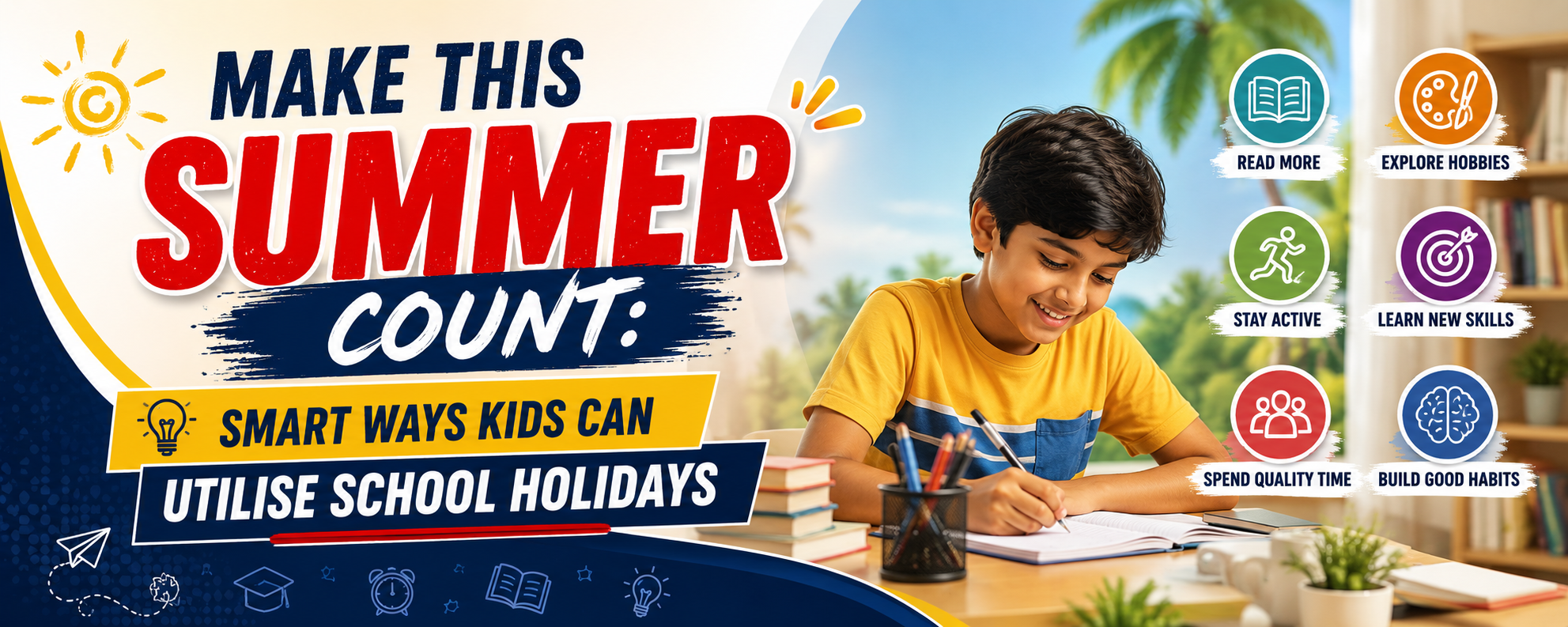 Make This Summer Count: Smart Ways Kids Can Utilise School Holidays