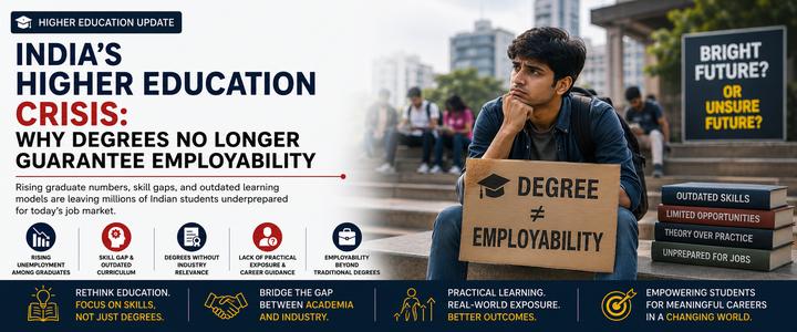 India’s Higher Education Crisis: Why Degrees No Longer Guarantee Employability