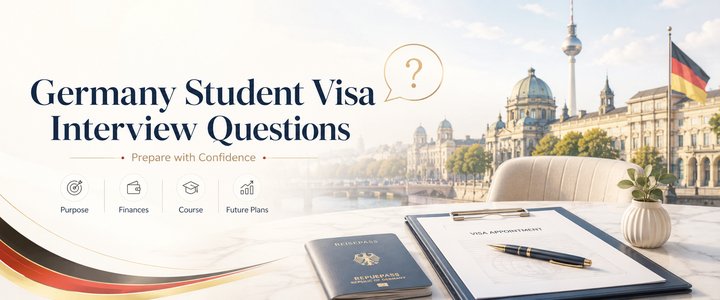 Germany Student Visa Interview Questions: Common Questions, Sample Answers and Preparation Tips