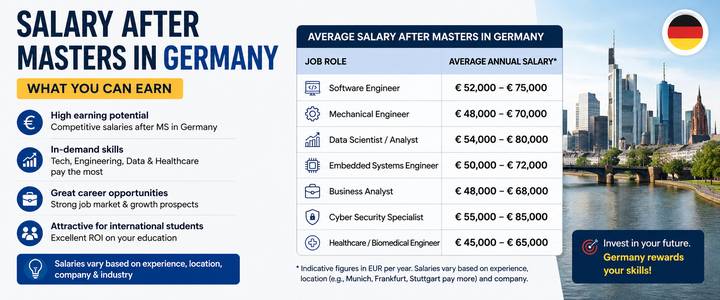 Salary After Masters in Germany: Average Pay by Course and Job