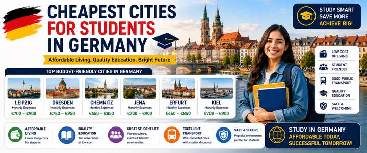 Cheapest Cities for Students in Germany: Rent, Living Costs and Universities