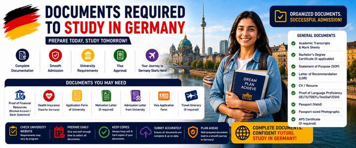 Documents Required to Study in Germany: Complete Checklist for International Students